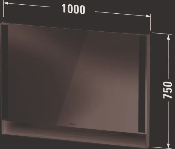 Duravit Spiegel „Qatego“ 100 × 75 cm Duravit Spiegel „Qatego“ 100 × 75 cm