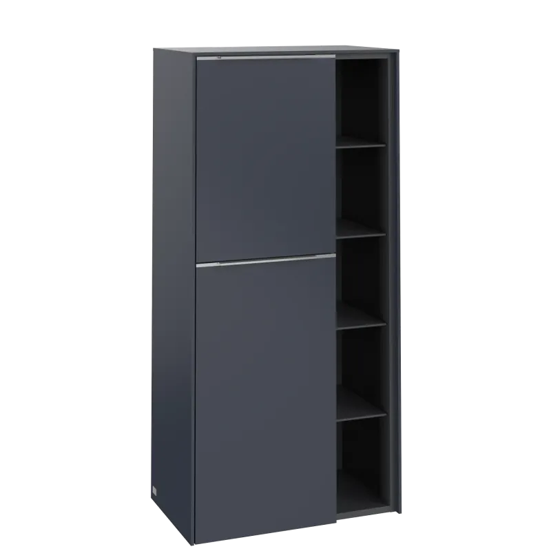 Villeroy & Boch Set aus Hochschrank C59100VQ und Mittelschrank C59800VQ „Subway 3.0“ in Marine Blue - B-Ware - Sonderangebot