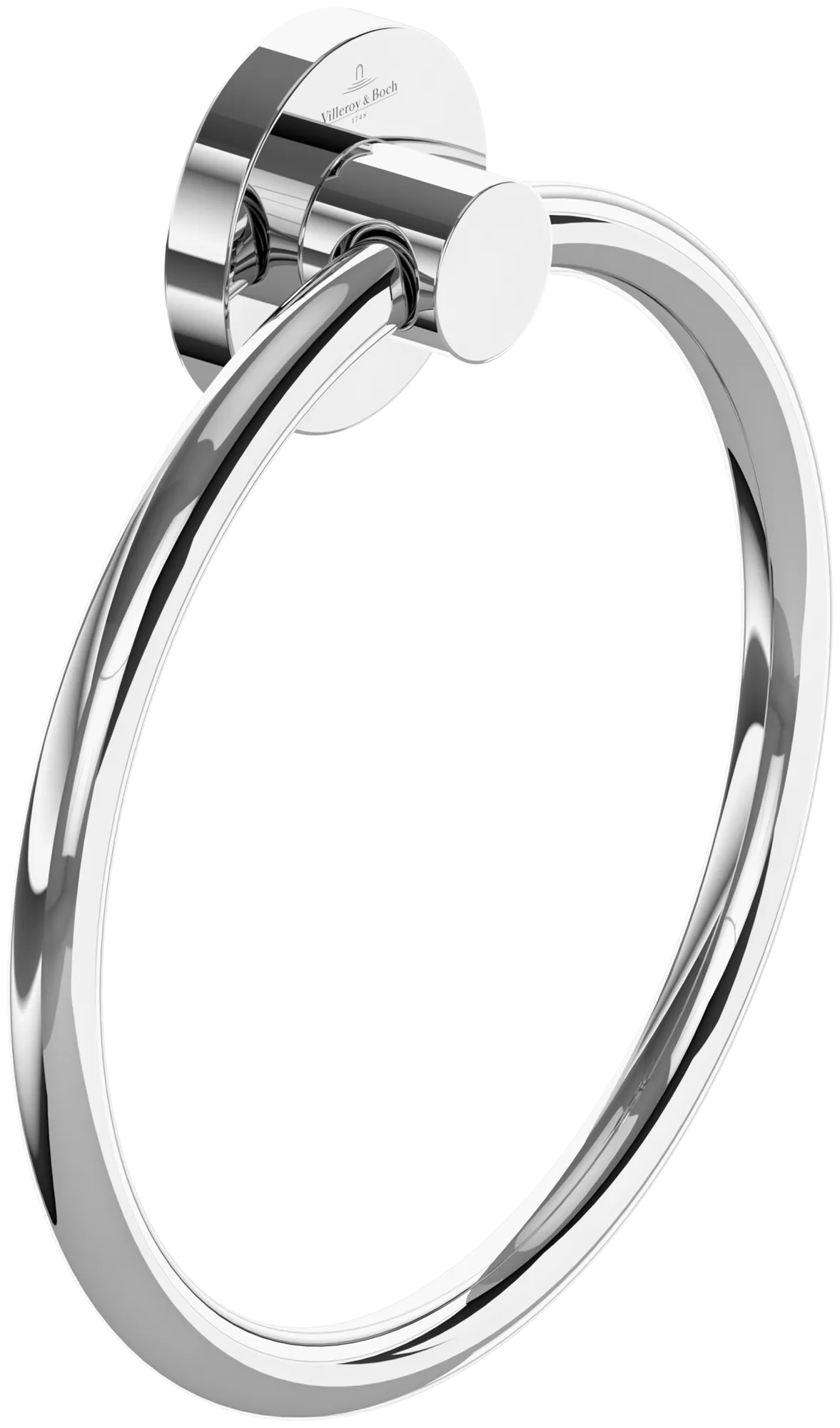 Villeroy & Boch Handtuchhalter „Elements-Tender“, Befestigung verdeckt, 1-armig ⌀ 15,2 × 5,4 cm in chrom Villeroy & Boch Handtuchhalter „Elements-Tender“, Befestigung verdeckt, 1-armig ⌀ 15,2 × 5,4 cm in chrom