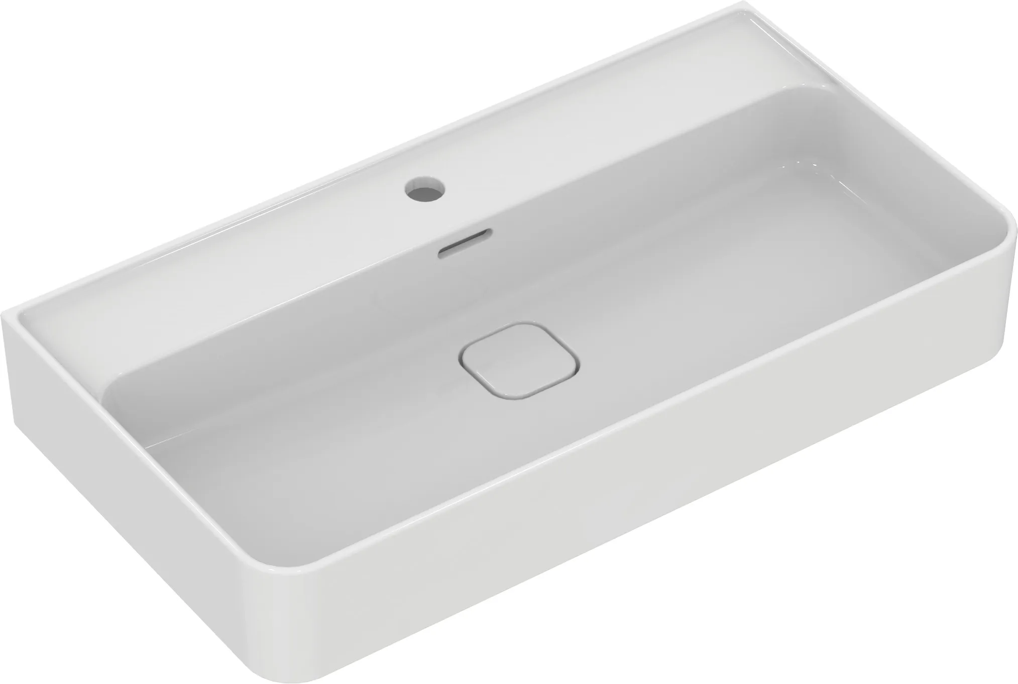 Waschbecken „StradaII“ 80 × 43 × 17 cm, Hahnlochposition mittig Waschbecken „StradaII“ 80 × 43 × 17 cm, Hahnlochposition mittig