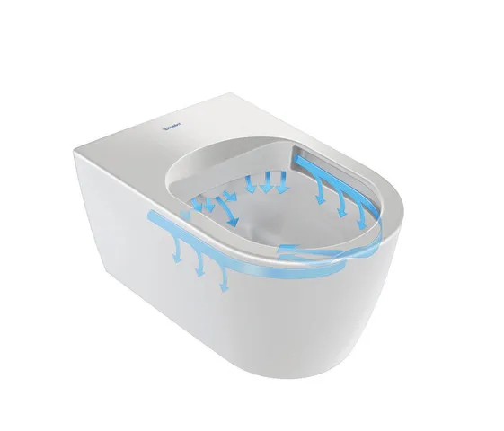 Dusch-WC „SensoWash Starck f Pro“ 37,8 × 40,5 cm, Befestigung verdeckt