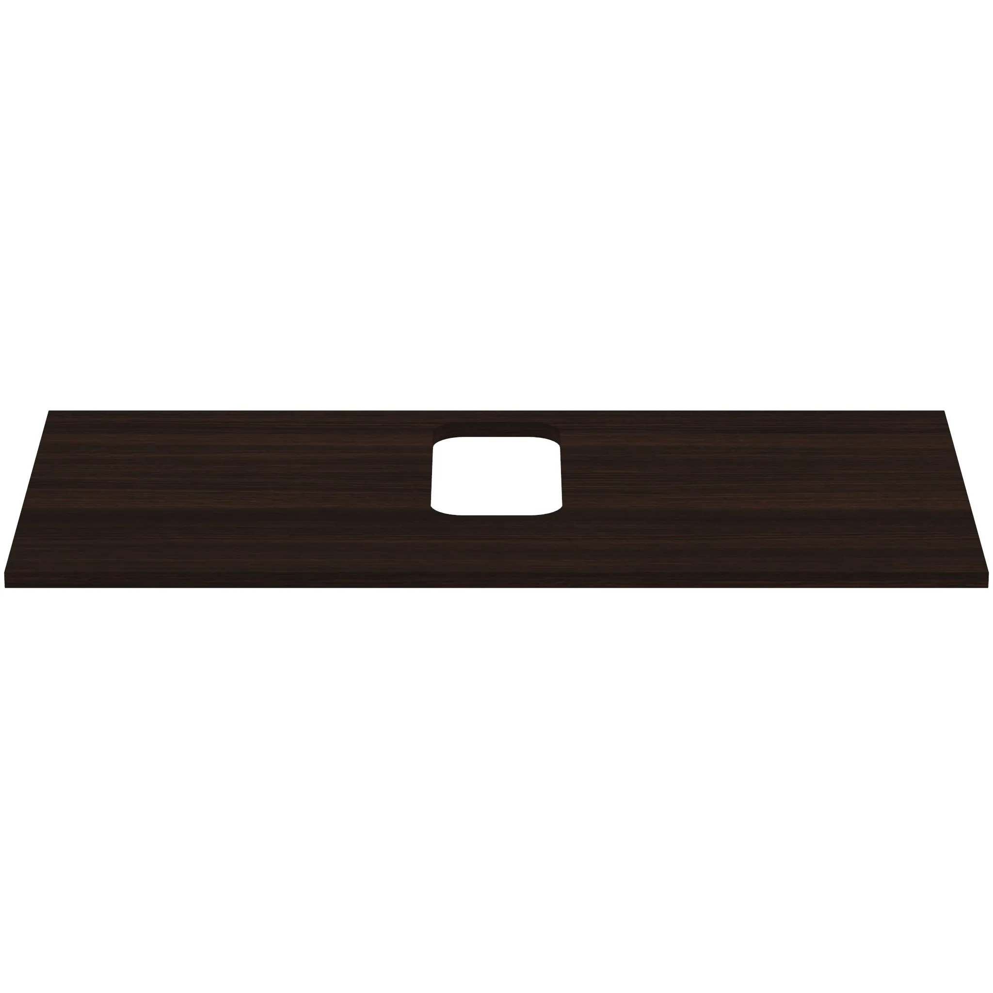 Waschtischplatte i.life B mittiger Ausschnitt für ein Wand-Waschtisch 1002x507x18mm Weiß matt