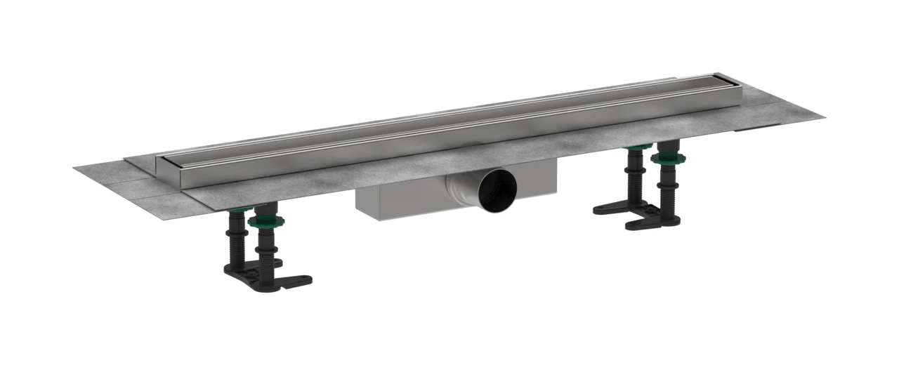 RainDrain Compact Komplettset Duschrinne 700 befliesbar für Standardinstallation k.a.