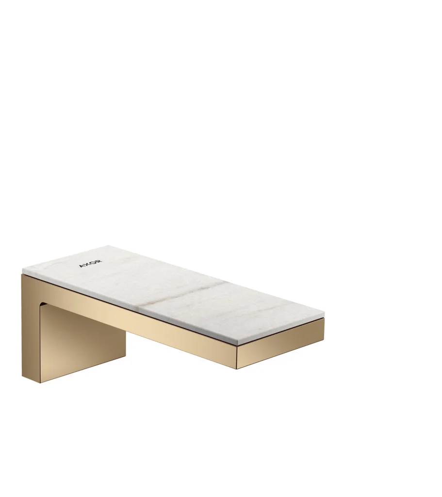 Hansgrohe AXOR MyEdition Platte 200 mm Marmor Lasa Covelano Vena Oro abnehmbar