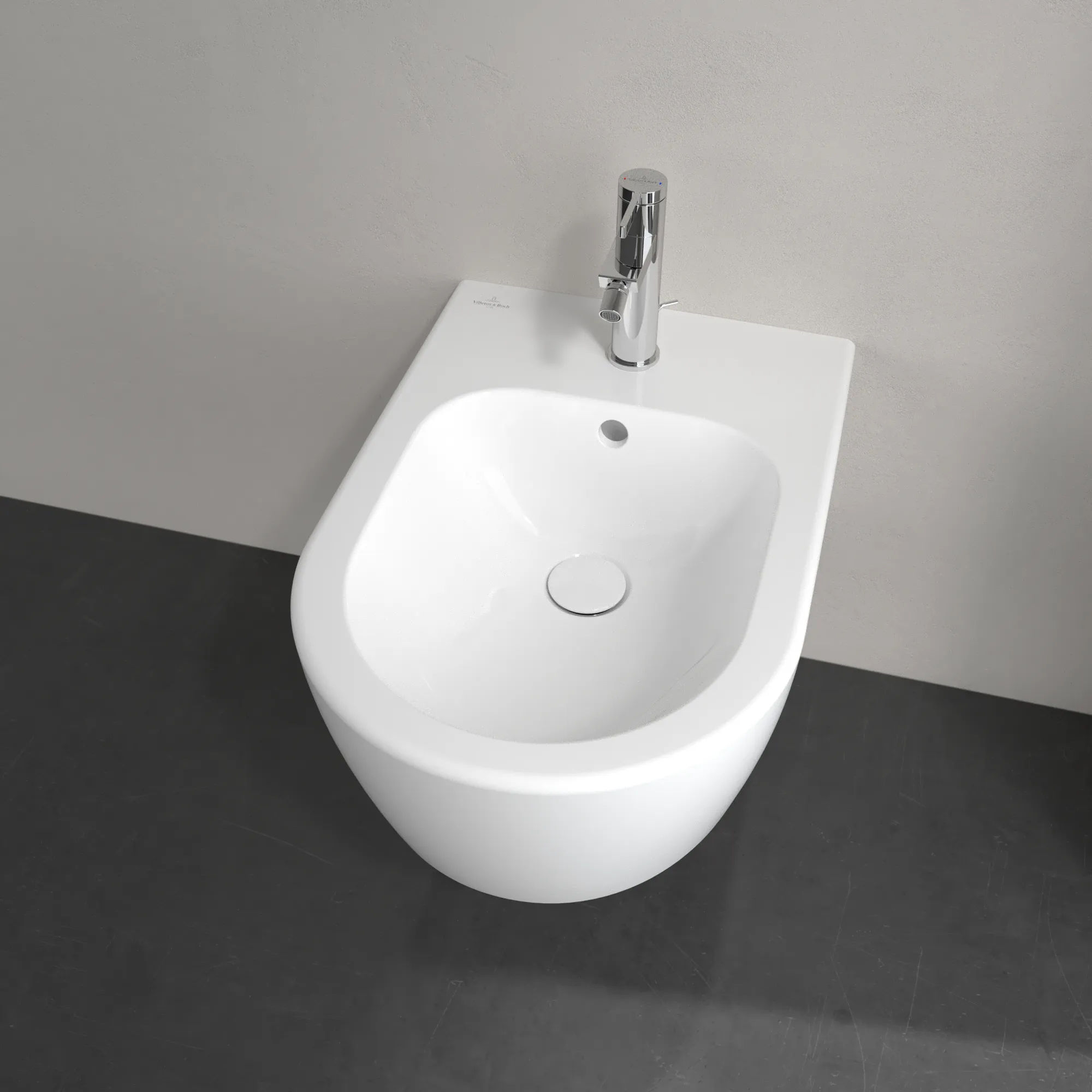 Villeroy & Boch Bidet „Avento“, Befestigung verdeckt 370 × 530 × 215 mm in Weiß Alpin Villeroy & Boch Bidet „Avento“, Befestigung verdeckt 370 × 530 × 215 mm in Weiß Alpin