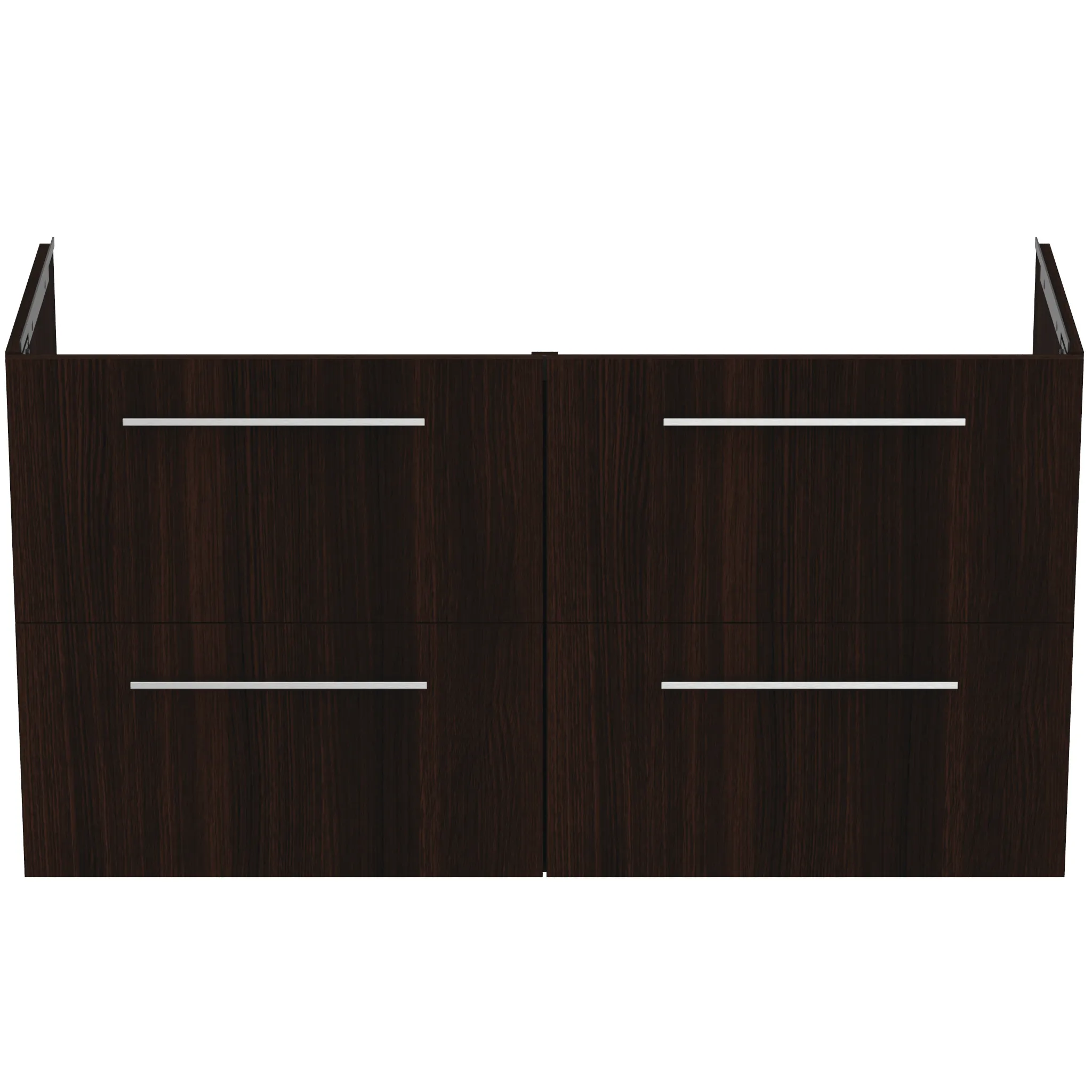 Ideal Standard i.life A Möbeldoppel-Waschtischunterschrank, 4 Auszüge, Coffee Oak, 1200x440x630 mm Ideal Standard i.life A Möbeldoppel-Waschtischunterschrank, 4 Auszüge, Coffee Oak, 1200x440x630 mm