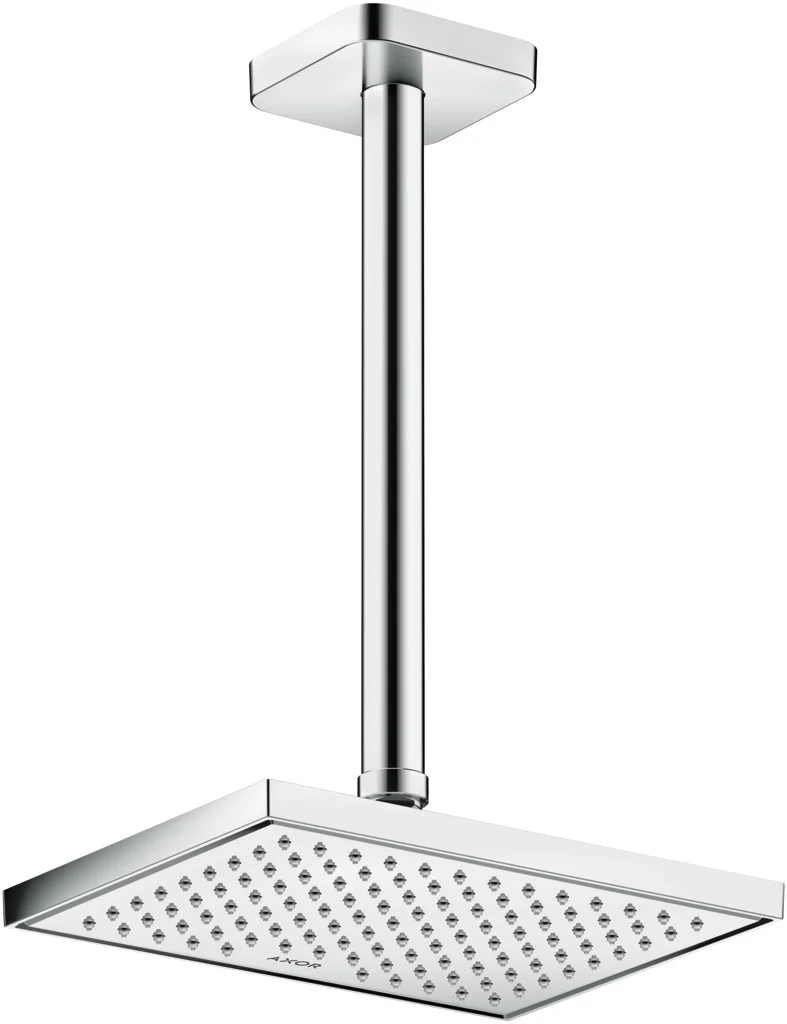 Hansgrohe AXOR ShowerSolutions Kopfbrause 1jet EcoSmart, Chrom, 245 x 185 mm, winkelverstellbar, abnehmbar zur Reinigung Hansgrohe AXOR ShowerSolutions Kopfbrause 1jet EcoSmart, Chrom, 245 x 185 mm, winkelverstellbar, abnehmbar zur Reinigung