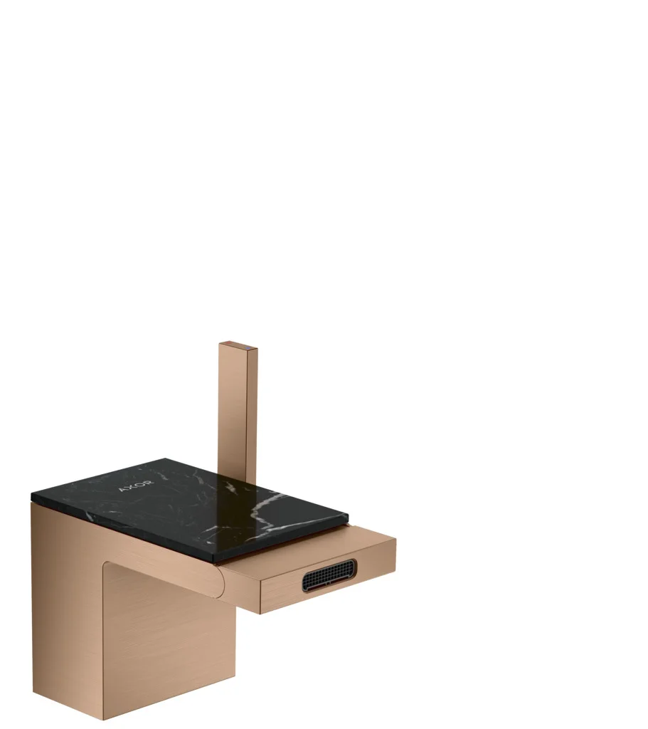 Hansgrohe AXOR MyEdition Platte Marmor Nero Marquina, Länge 117 mm, abnehmbar