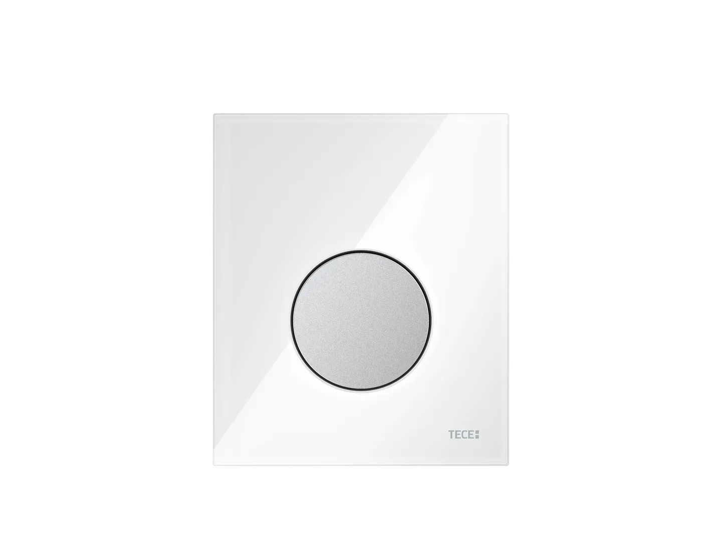 loop Urinal-Betätigungsplatte m. Kart. Gl. weiß glzd. Taste Chrom matt loop Urinal-Betätigungsplatte m. Kart. Gl. weiß glzd. Taste Chrom matt