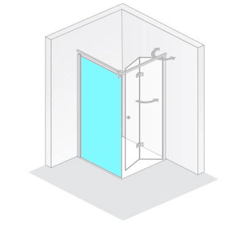 HSK teilgerahmte Seitenwand „Atelier Plan“ Glas Carré, Profile Chromoptik (Alu Hochglanz poliert), für 750 mm, B: 1600 mm H: 2000 mm HSK teilgerahmte Seitenwand „Atelier Plan“ Glas Carré, Profile Chromoptik (Alu Hochglanz poliert), für 750 mm, B: 1600 mm H: 2000 mm