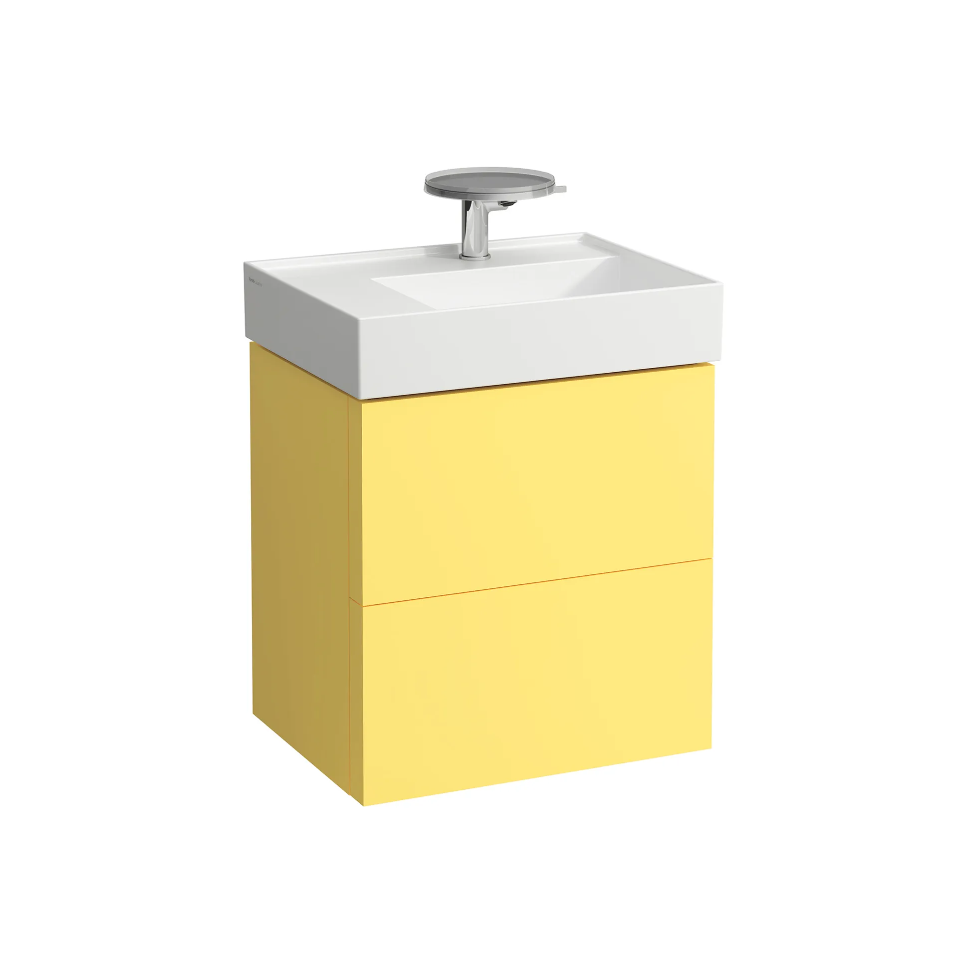 Laufen Waschtischunterbau „Kartell“ 450 × 600 × 580 mm Senfgelb Laufen Waschtischunterbau „Kartell“ 450 × 600 × 580 mm Senfgelb