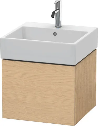 Duravit Waschtischunterschrank wandhängend „L-Cube“ 48,4 × 39,4 × 45,9 cm Eiche Natur Duravit Waschtischunterschrank wandhängend „L-Cube“ 48,4 × 39,4 × 45,9 cm Eiche Natur