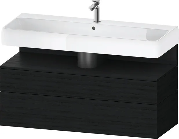 Duravit Waschtischunterschrank wandhängend „Qatego“ 119 × 59 × 47 cm, mit Beleuchtung