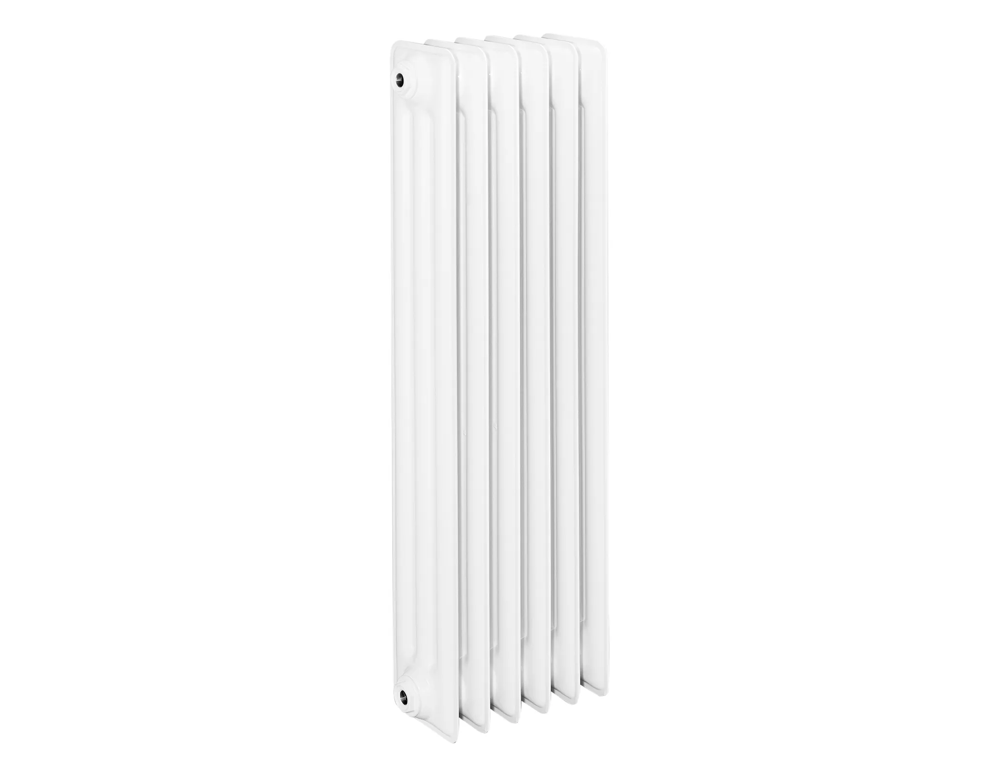 Beispielbild eines Heizkörpers mit 6 Gliedern ASW DIN-Stahlradiator HG-TEC, 8 Glieder, Höhe 1000 mm, Nabenabstand 900 mm, Länge 400 mm, Tiefe 160 mm in RAL 9010