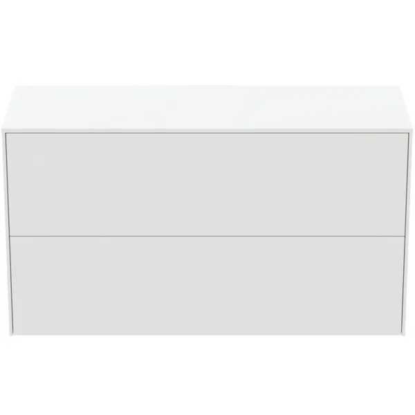 Ideal Standard Waschtischunterschrank „Conca“ 100,2 × 55 × 37,3 cm Weiß matt lackiert Ideal Standard Waschtischunterschrank „Conca“ 100,2 × 55 × 37,3 cm Weiß matt lackiert