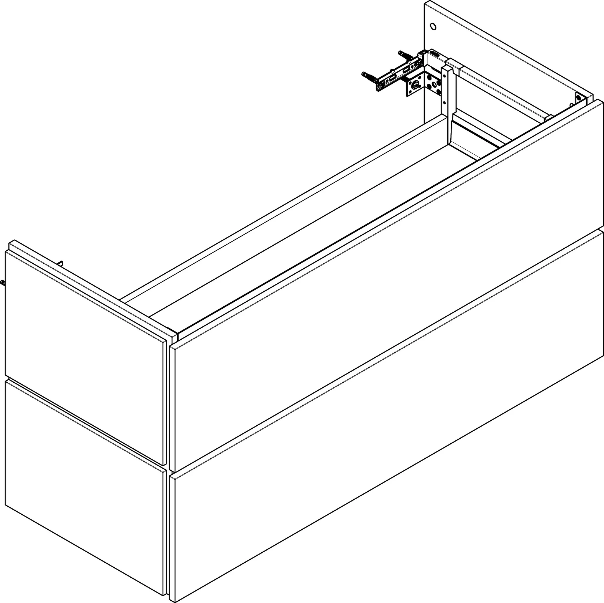 Hansgrohe Waschtischunterschrank „Xilesa E“ in Sandbeige Matt Hansgrohe Waschtischunterschrank „Xilesa E“ in Sandbeige Matt