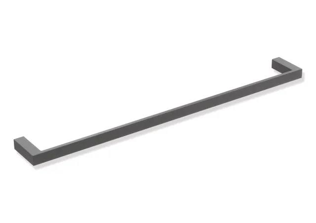Badetuchhalter, Edelstahl, pulverbeschichtet, Breite 600 mm, Höhe 20 mm, Tiefe 70 mm, in Farbe DC (Schwarz tiefmatt) Badetuchhalter, Edelstahl, pulverbeschichtet, Breite 600 mm, Höhe 20 mm, Tiefe 70 mm, in Farbe DC (Schwarz tiefmatt)