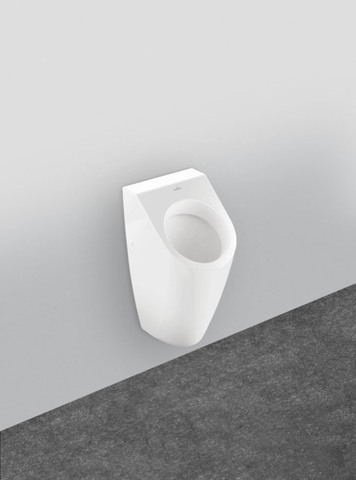 Absaug-Urinal Architectura 558600, 355 x 325 x 680 mm, Oval, Zulauf verdeckt, Weiß Alpin