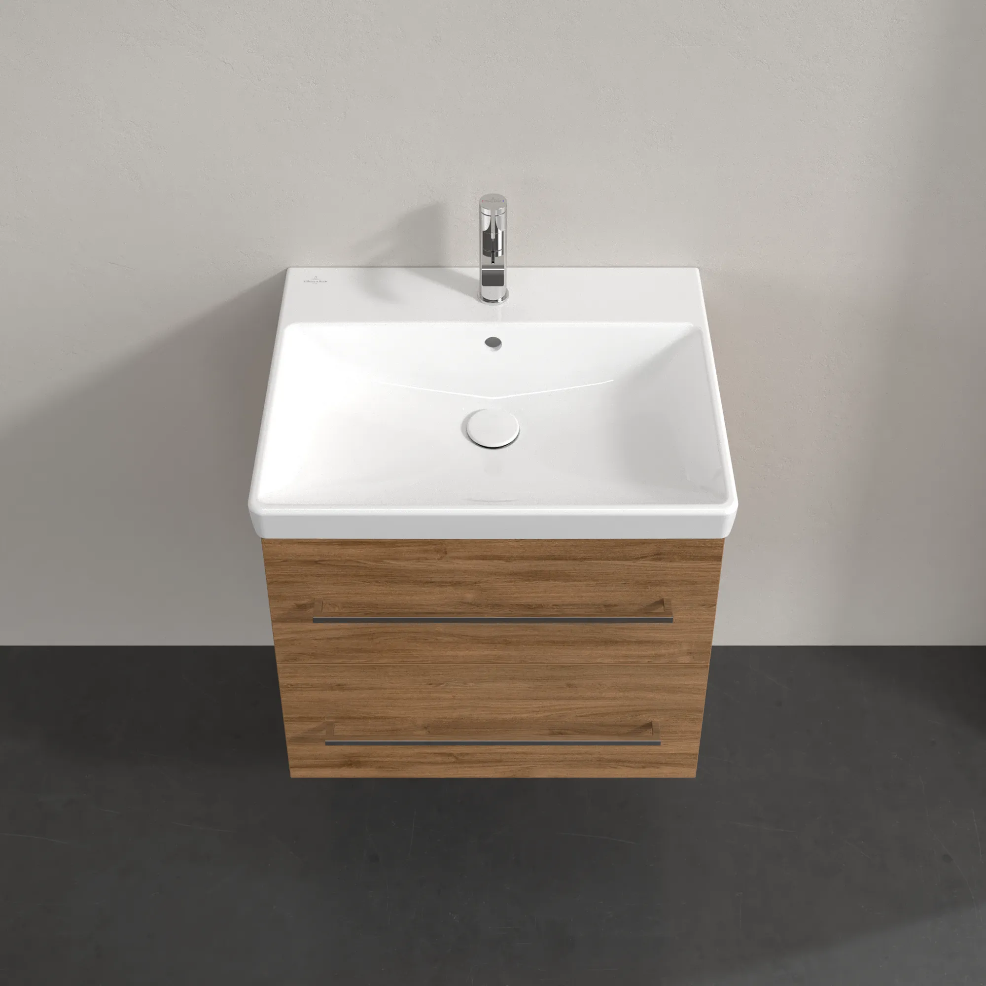 Villeroy & Boch Waschtischunterschrank „Avento“ für Schrankwaschtisch 580 × 514 × 452 mm Kansas Oak, Soft Closing Villeroy & Boch Waschtischunterschrank „Avento“ für Schrankwaschtisch 580 × 514 × 452 mm Kansas Oak, Soft Closing