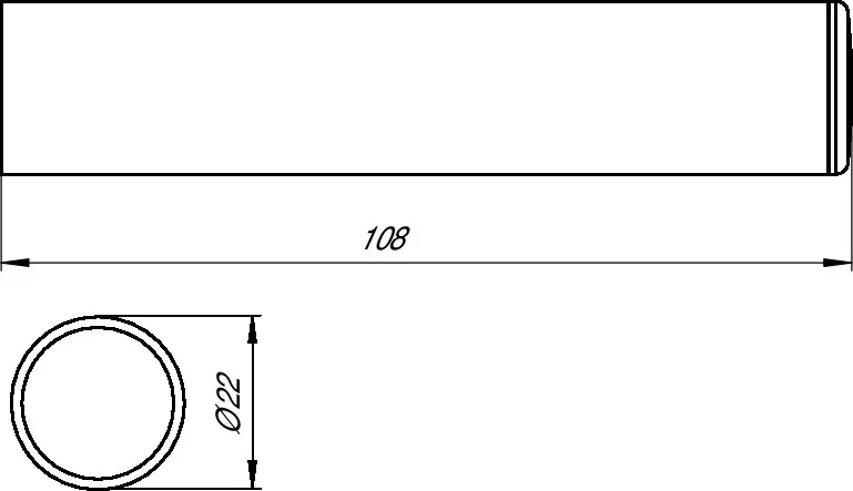 polo Reservepapierhalter 108 mm, D: 22mm, chrom polo Reservepapierhalter 108 mm, D: 22mm, chrom