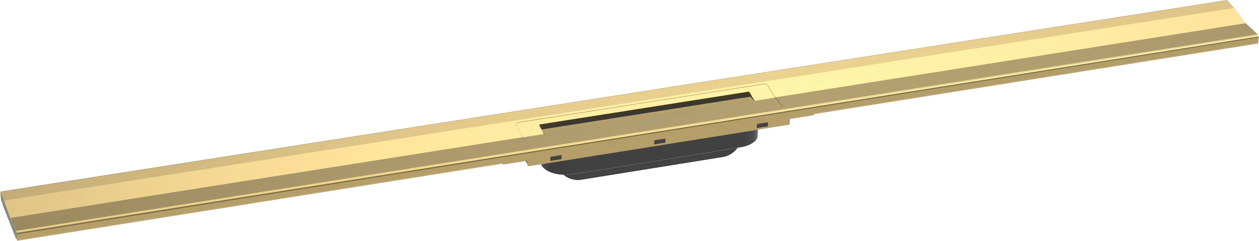Hansgrohe RainDrain Flex Duschrinne 1200 mm, wandangebunden, Polished Gold Optic, höhenverstellbar um 10 mm, bis zu 60 l/min Ablaufleistung Hansgrohe RainDrain Flex Duschrinne 1200 mm, wandangebunden, Polished Gold Optic, höhenverstellbar um 10 mm, bis zu 60 l/min Ablaufleistung