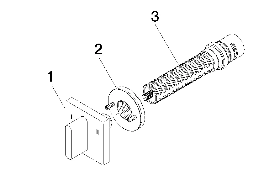 UP-Dreiwege-Umstellung CL.1 Chrom 36210705