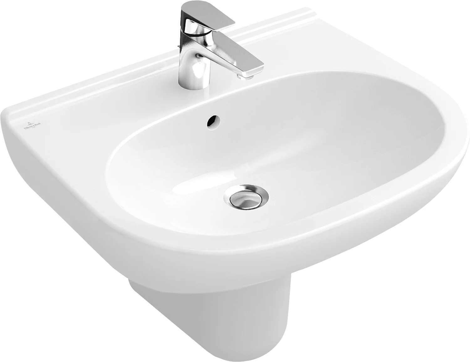 Villeroy & Boch Waschbecken „O.novo“, Hahnlochposition mittig, Sonderangebot
