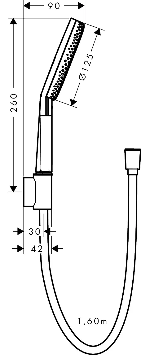 Handbrause „Raindance Alive Select“ 0 l/min in Brushed Bronze Handbrause „Raindance Alive Select“ 0 l/min in Brushed Bronze
