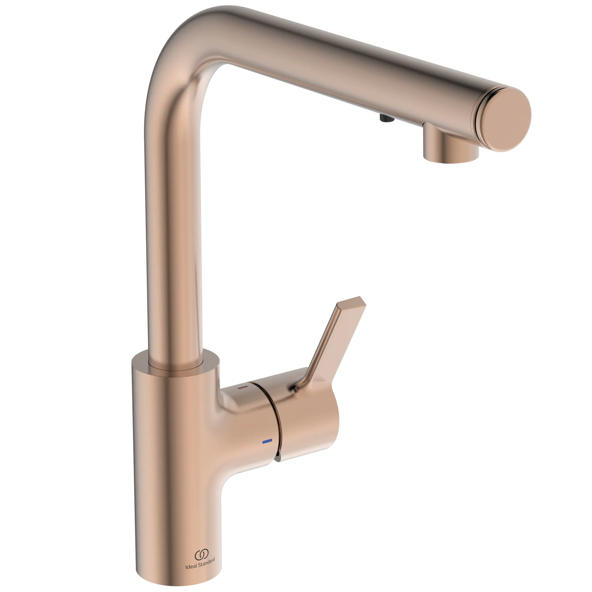 Küchenarmatur iMX Gusto Ausladung 232mm L-Auslauf mit Seife Brushed Gold Küchenarmatur iMX Gusto Ausladung 232mm L-Auslauf mit Seife Brushed Gold