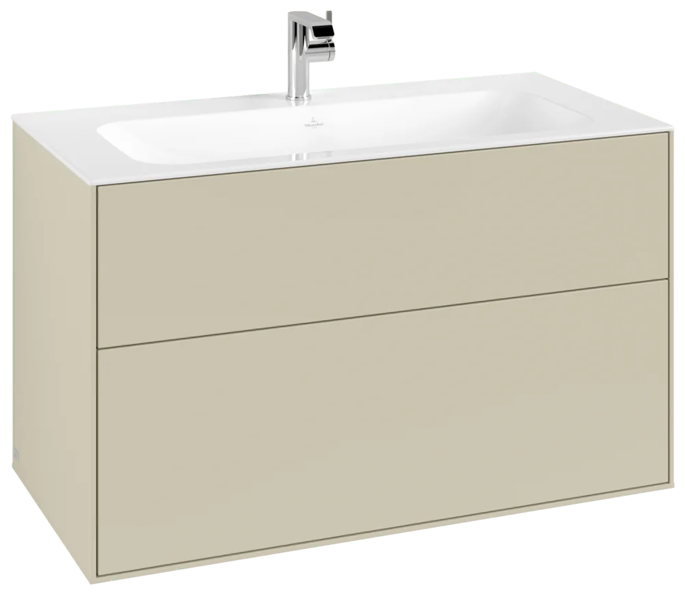 Villeroy & Boch Finion Waschbeckenunterschrank G02, 996x591x498mm, Silk Grey Matt Lacquer Villeroy & Boch Finion Waschbeckenunterschrank G02, 996x591x498mm, Silk Grey Matt Lacquer