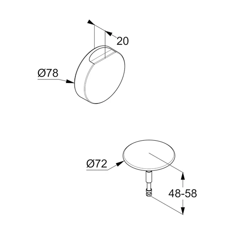 Ab und Überlaufgarnitur FeinbauSet chrom Ab und Überlaufgarnitur FeinbauSet chrom