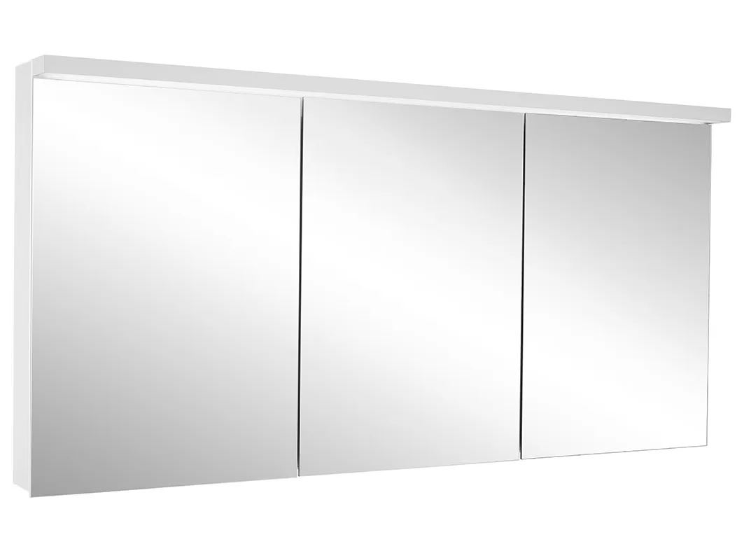 Schneider Spiegelschrank ALU1 150/3/GT/TW - BORDO TW, schwarz matt, Schweizer Ausführung Schneider Spiegelschrank ALU1 150/3/GT/TW - BORDO TW, schwarz matt, Schweizer Ausführung