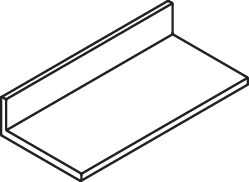 HEWI Ablage „System 900Q“ in 20 × 4 cm