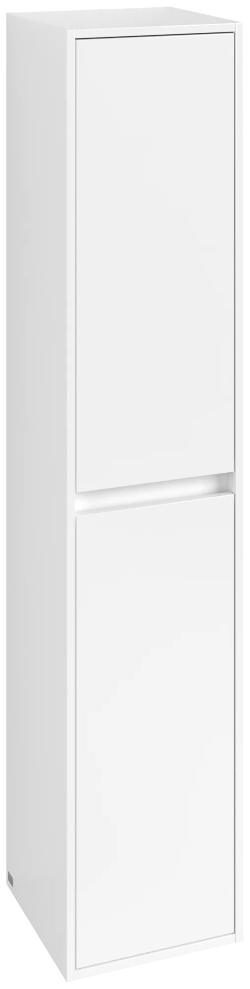 Villeroy & Boch Hochschrank Skyla C80100, 350x1700x349 mm, Pure White, 2 Türen, mit Absenkautomatik, Wandmontage Villeroy & Boch Hochschrank Skyla C80100, 350x1700x349 mm, Pure White, 2 Türen, mit Absenkautomatik, Wandmontage
