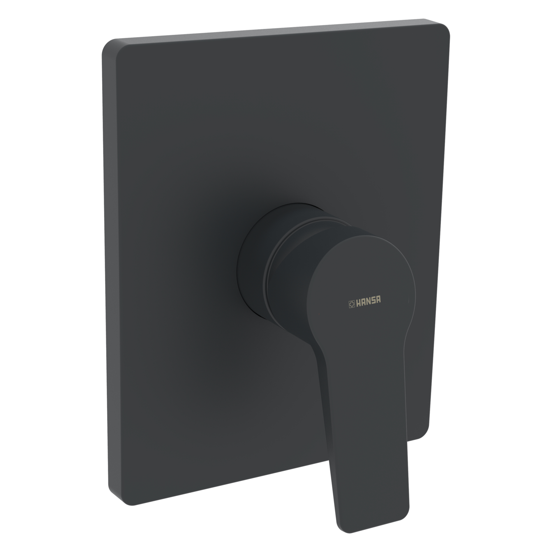 HansaTWIST Duscharmatur Hansacolour Einhebelmischer Fertigset für Brause-Batterie 8985 Rosette eckig Matt-Schwarz HansaTWIST Duscharmatur Hansacolour Einhebelmischer Fertigset für Brause-Batterie 8985 Rosette eckig Matt-Schwarz