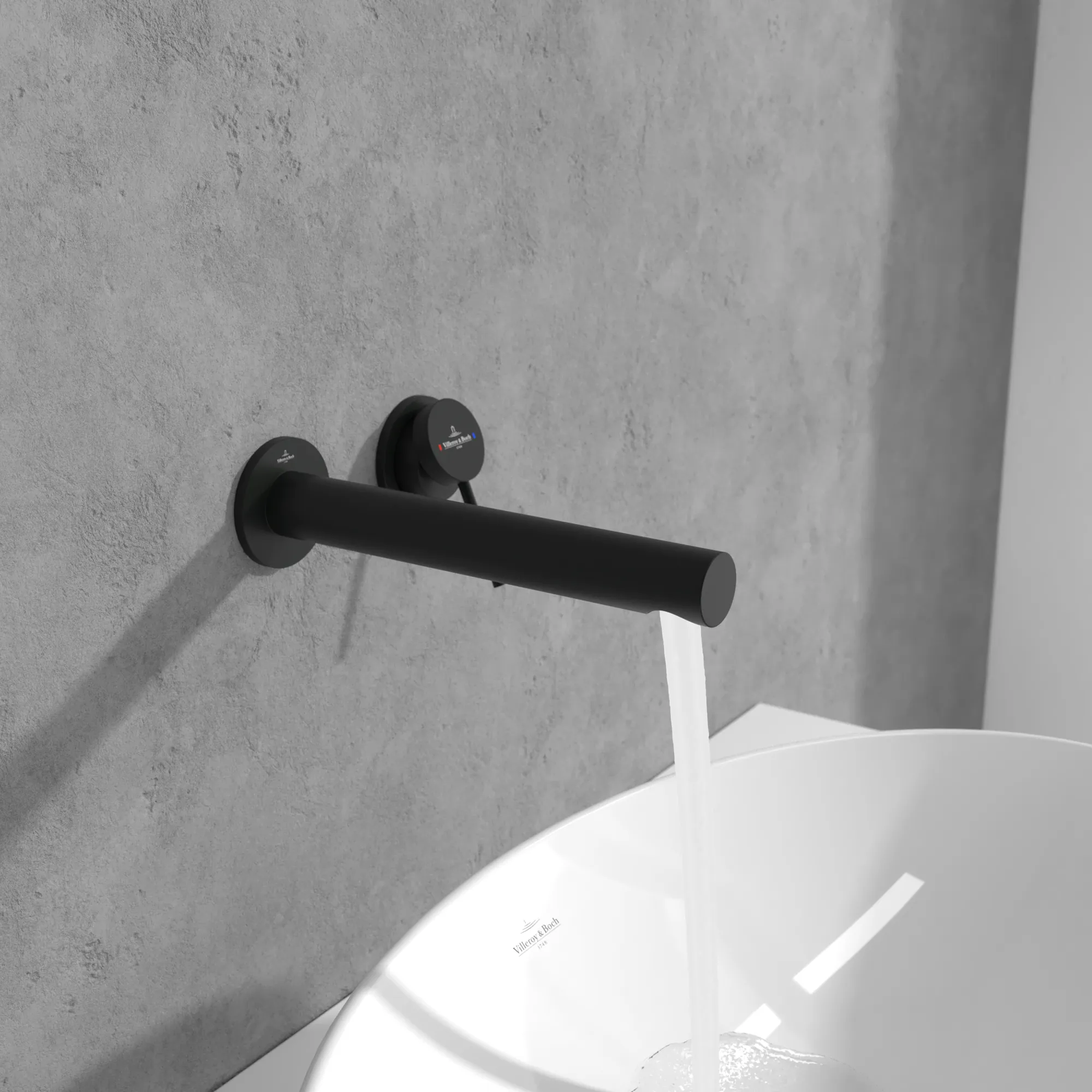 Villeroy & Boch Einhebel-Waschtischarmatur Loop & Friends, 60x225x60 mm, Matt Black Villeroy & Boch Einhebel-Waschtischarmatur Loop & Friends, 60x225x60 mm, Matt Black