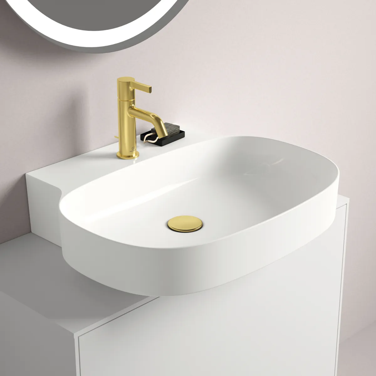 Ideal Standard Waschtischarmatur Joy Arm BC775A2 Brushed Gold Ideal Standard Waschtischarmatur Joy Arm BC775A2 Brushed Gold