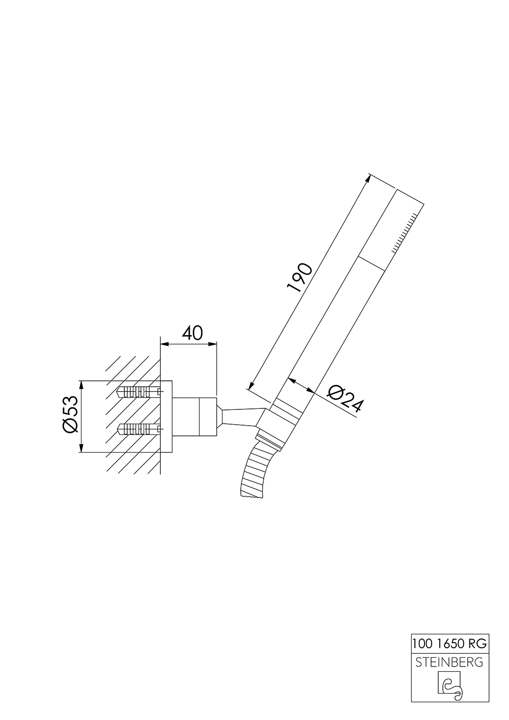 Universal Handbrause ½″ Universal Handbrause ½″