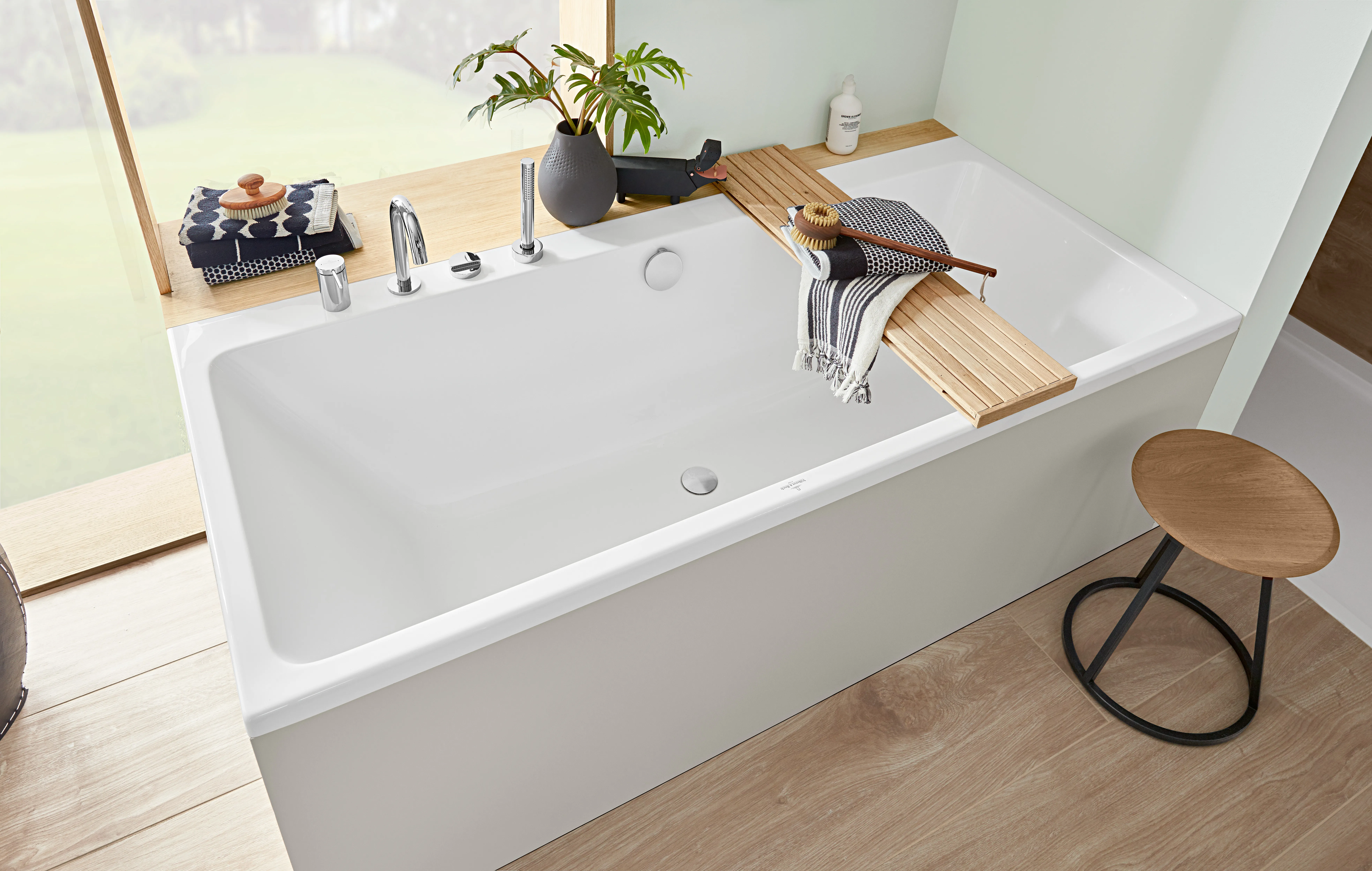 Villeroy & Boch Badewanne „Subway“ rechteck 160 × 70 cm, Mittelablauf