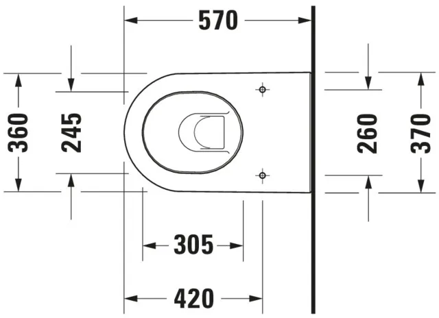 Stand-Tiefspül-WC back to wall „Darling New“ 36 × 40 × 57 cm Stand-Tiefspül-WC back to wall „Darling New“ 36 × 40 × 57 cm