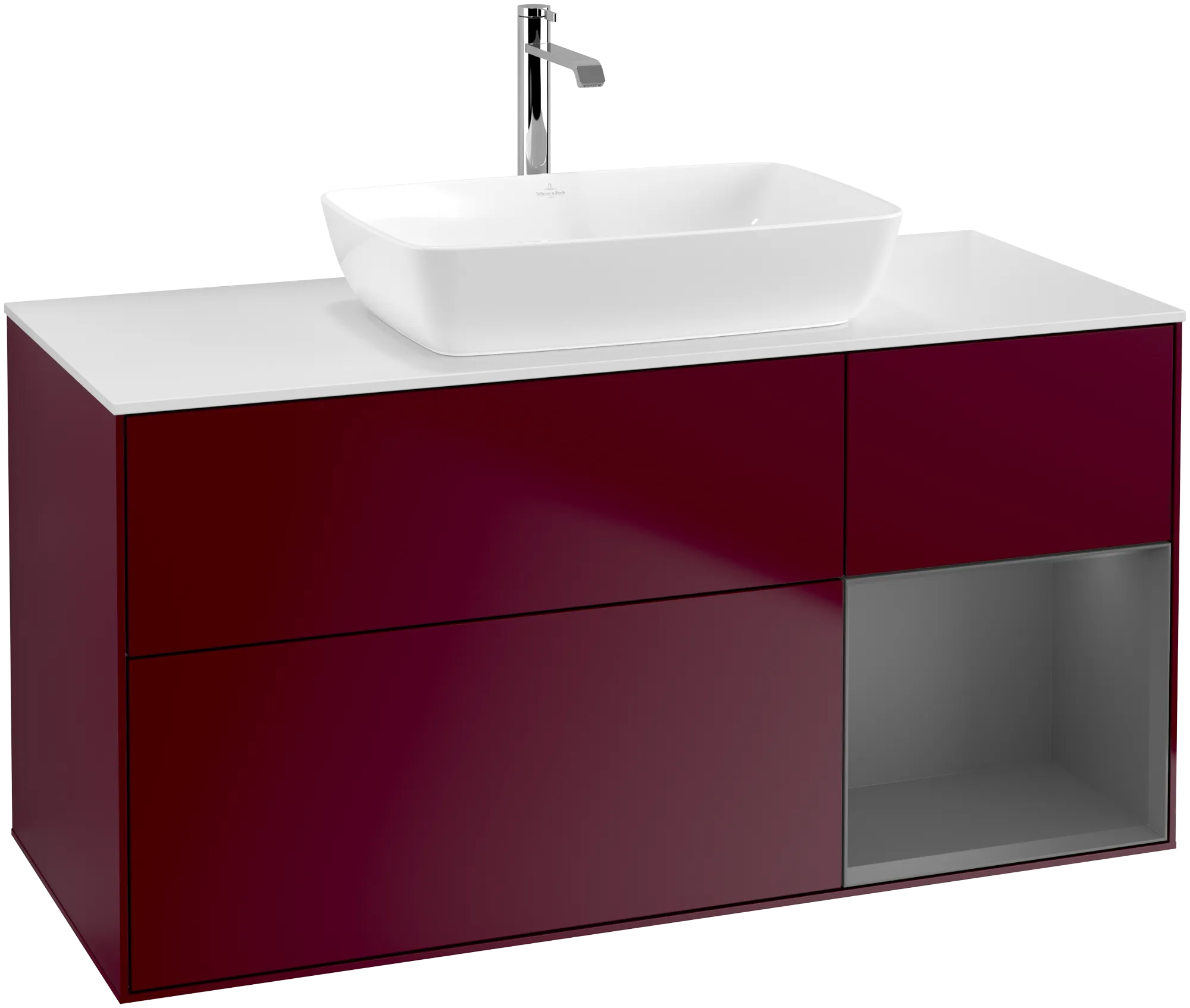 Villeroy & Boch Waschbeckenunterschrank Finion G83, 1200x603x501mm, mit Beleuchtung