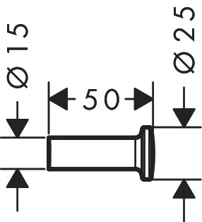 Handtuchhaken Axor Universal Circular chrom