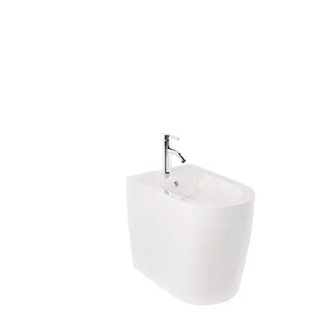 RESA R StandTiefspülBidet 55 cm verdeckte Befestigungen mattschwarz RESA R StandTiefspülBidet 55 cm verdeckte Befestigungen mattschwarz