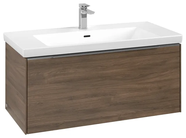Villeroy & Boch Waschtischunterschrank „Subway 3.0“ für Schrankwaschtisch 973 × 429 × 478 mm Arizona Oak, für Becken mittig