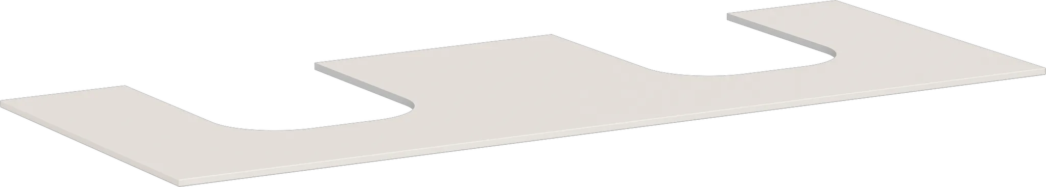Hansgrohe Xevolos E Konsole Sandbeige Matt, 1370 x 550 mm, 2 mittige Beckenausschnitte für Aufsatzwaschtisch Hansgrohe Xevolos E Konsole Sandbeige Matt, 1370 x 550 mm, 2 mittige Beckenausschnitte für Aufsatzwaschtisch