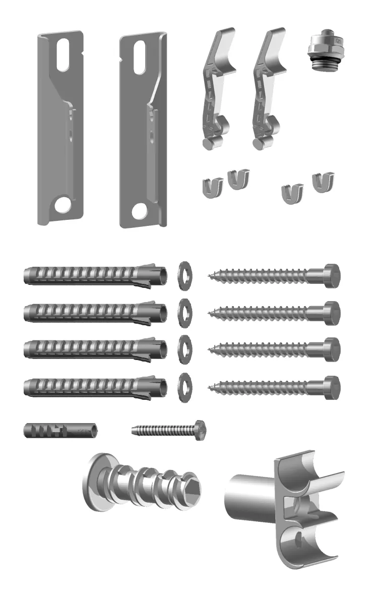 Kermi Befestigungs-Set