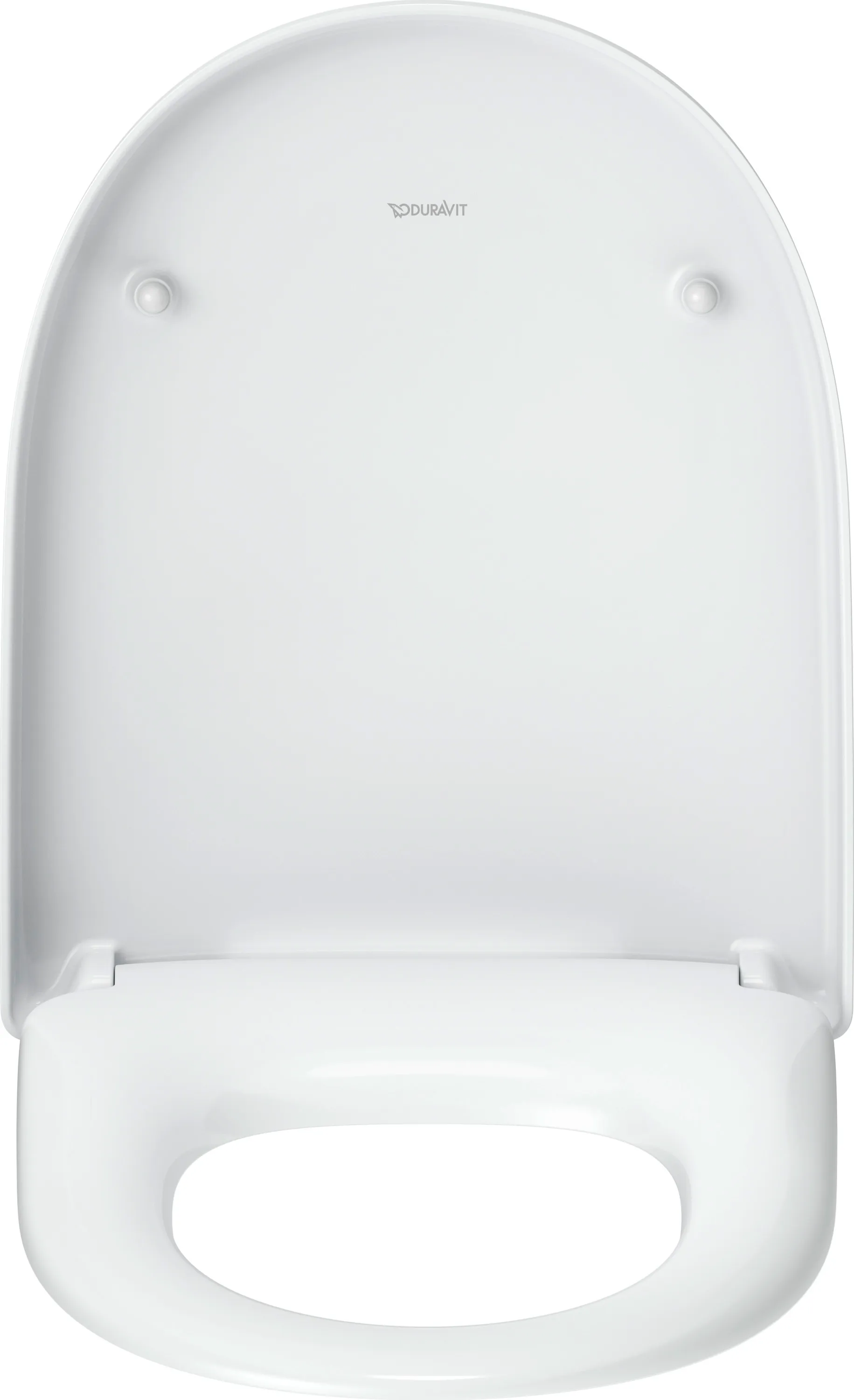 Duravit Univ.WC-Sitz D-shaped Tief 457mm Ülap Absenkaut. abnehmb. Scharn. Edelst. We