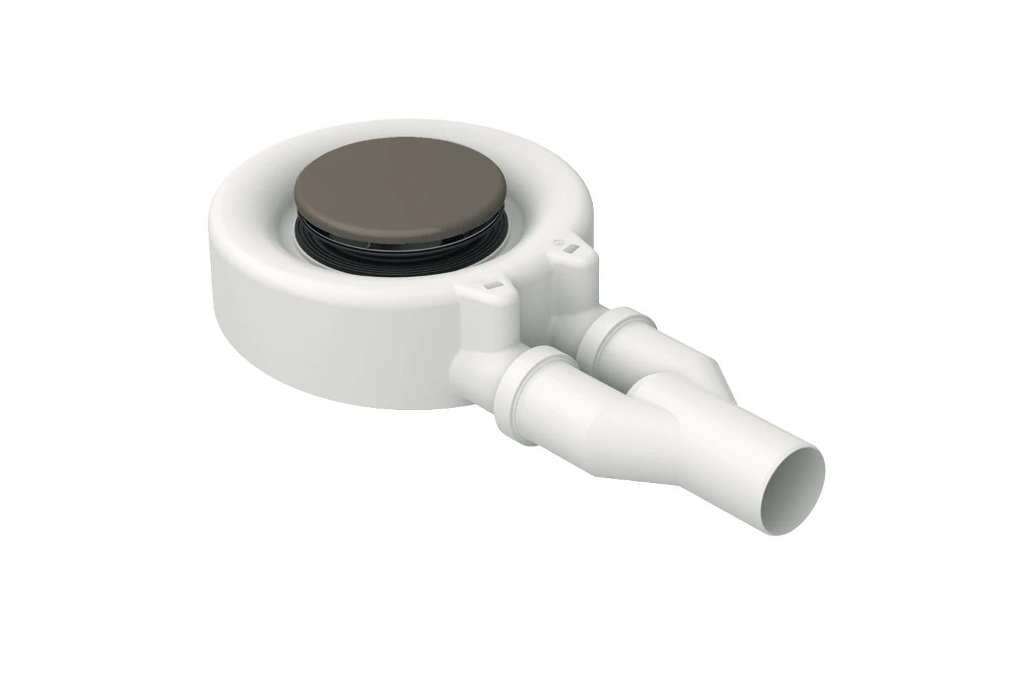 Bette Ablaufgarnitur für Duschwannen „BetteScope“ Modell B574 90 × 80 mm, ohne Überlauf in Hazel