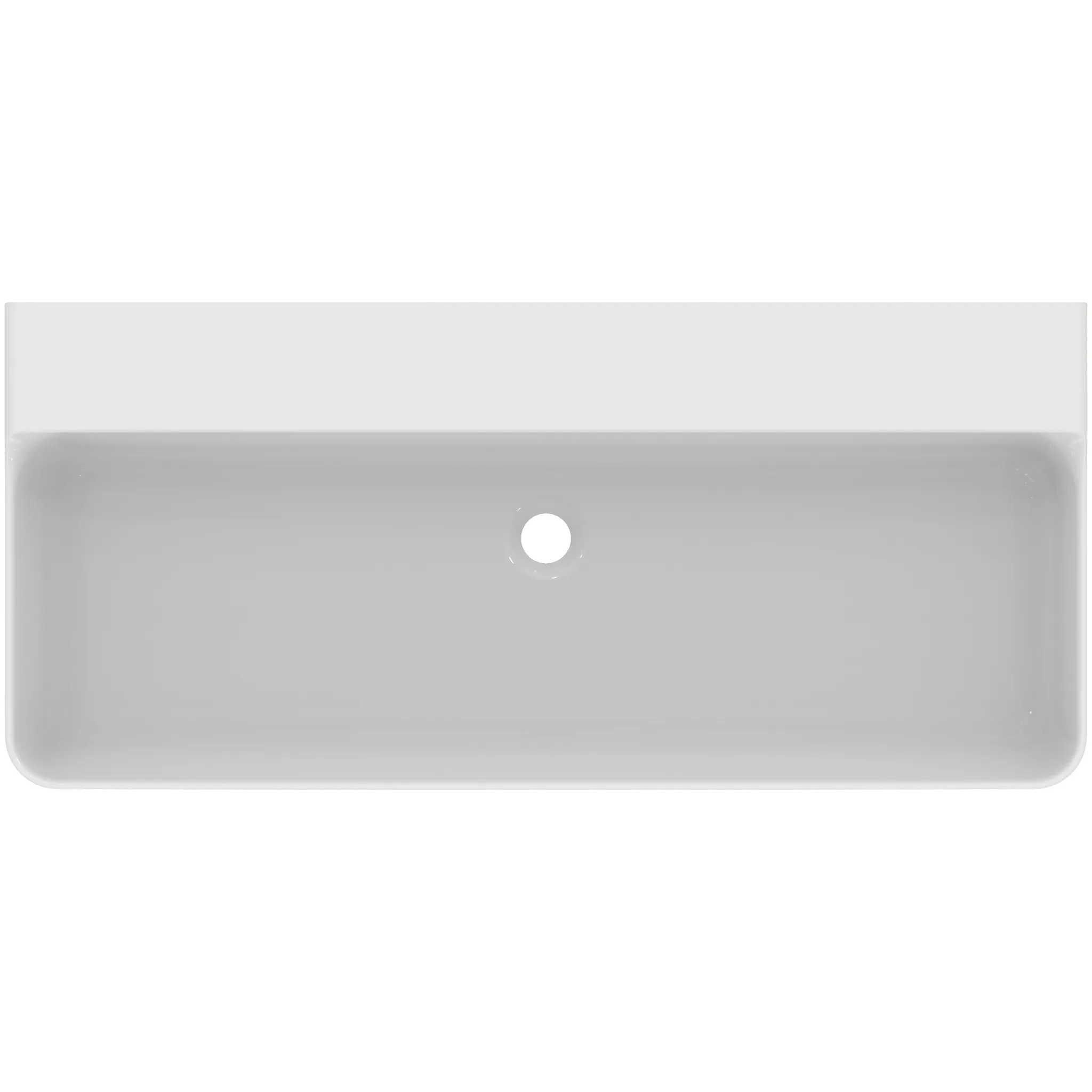 Waschbecken „Conca“ 100 × 45 × 14,5 cm in Weiß Waschbecken „Conca“ 100 × 45 × 14,5 cm in Weiß