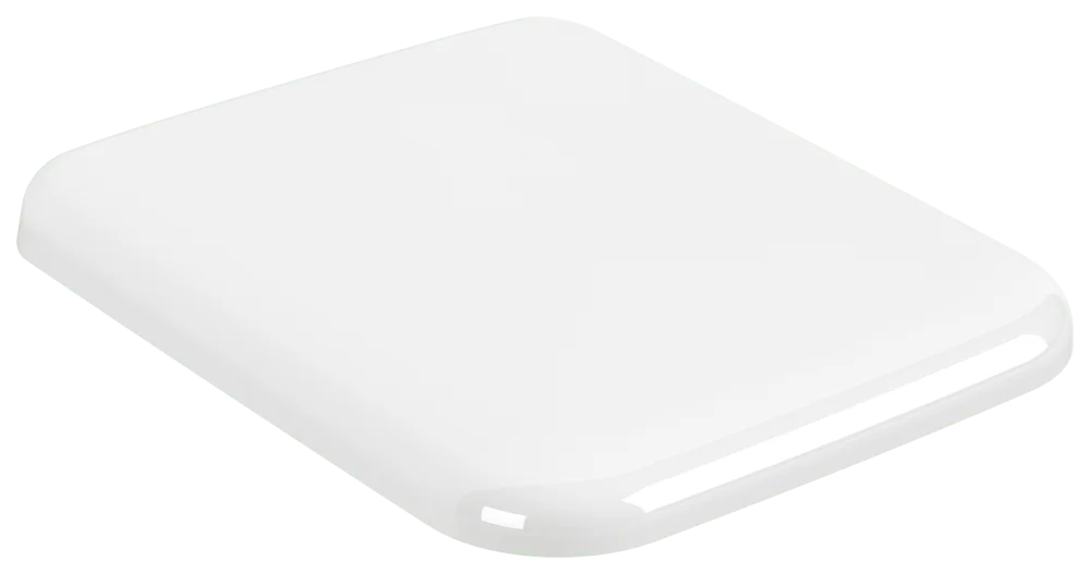 Villeroy & Boch WC-Sitz Skyla, oval, weiß Alpin, 373 x 445 mm, Höhe 50 mm, mit Absenkautomatik und abnehmbarem Sitz